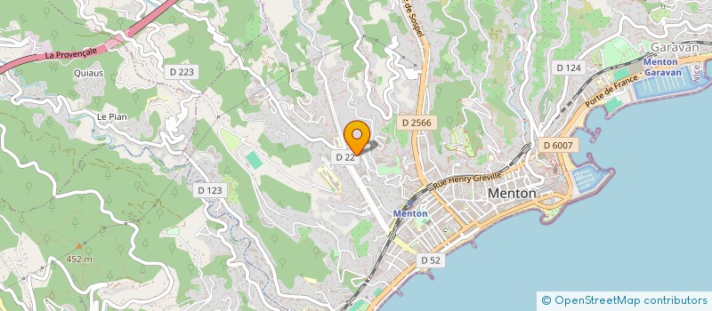 localisation de l'entreprise MADAME AOI KODERA à MENTON