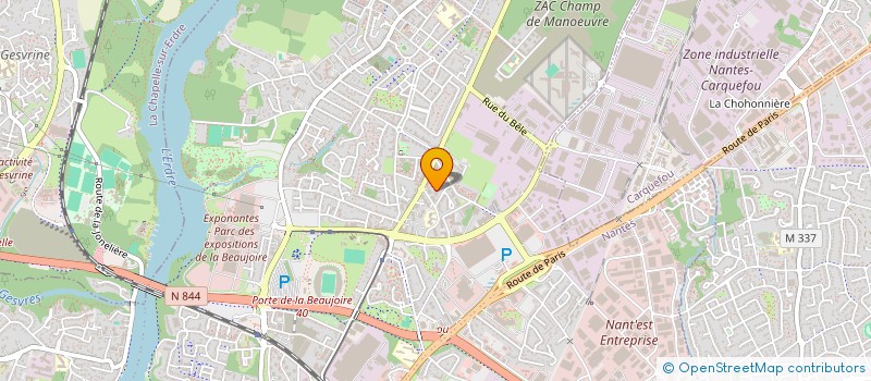 localisation de l'entreprise MADAME AOLIA KASSOUAT à NANTES