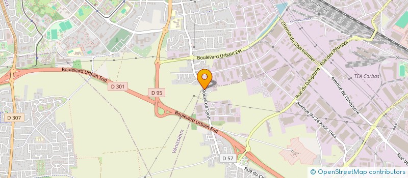 localisation de l'entreprise MADAME AOUATEF RAHALI à CORBAS