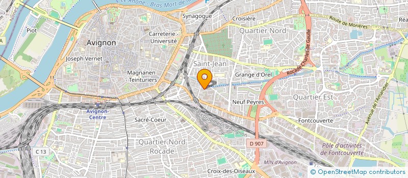 localisation de l'entreprise MADAME AOUATIF BOUYKHRICHN à AVIGNON