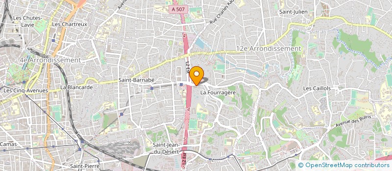 localisation de l'entreprise MADAME AOUATIF HMIDOU à MARSEILLE