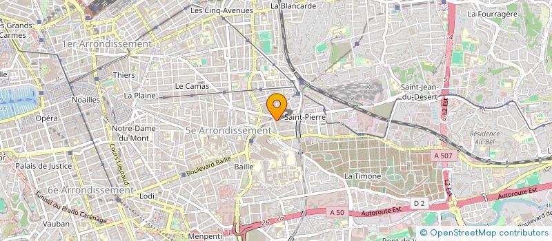 localisation de l'entreprise MADAME AOUATIF MARZAG à MARSEILLE