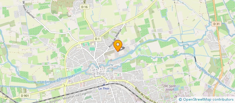 localisation de l'entreprise MADAME AOUICHA BENAHMED  LE THOR