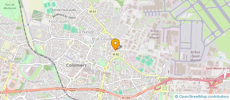localisation de l'entreprise MADAME APAULINE SAUVAGE à COLOMIERS