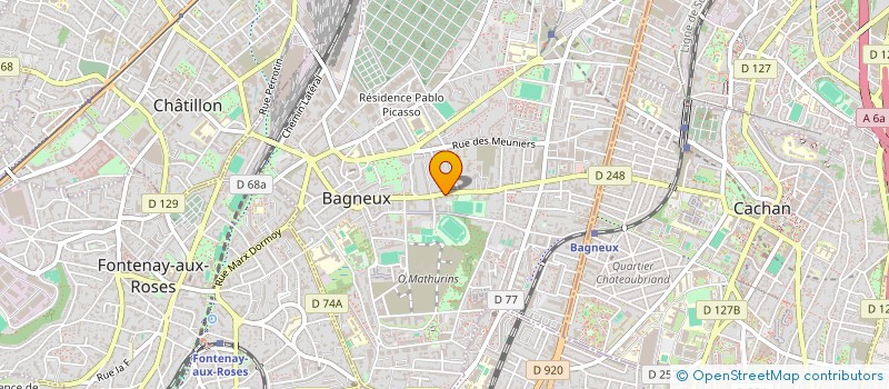 localisation de l'entreprise MADAME APHAPHORN YANGNOK à BAGNEUX