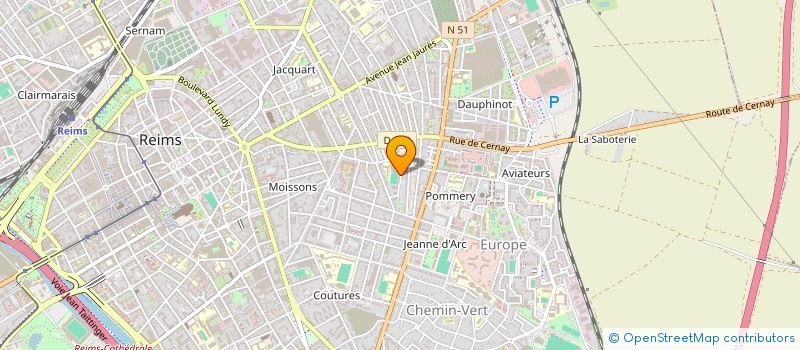 localisation de l'entreprise MADAME APIE AKE  REIMS