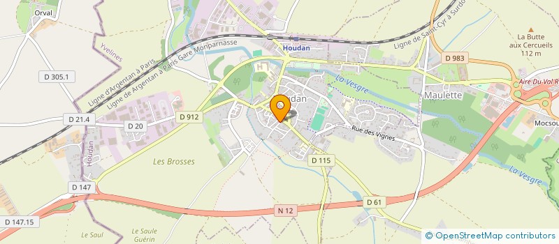 localisation de l'entreprise MADAME APOLINE MENDY  HOUDAN