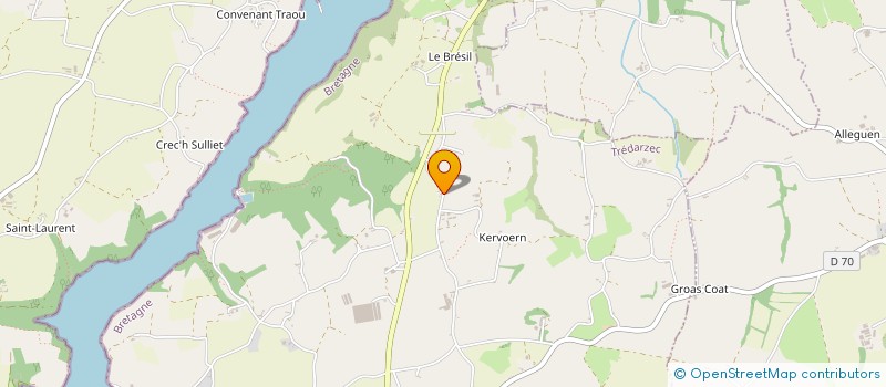 localisation de l'entreprise MADAME APOLLINE ANDRE  TREDARZEC