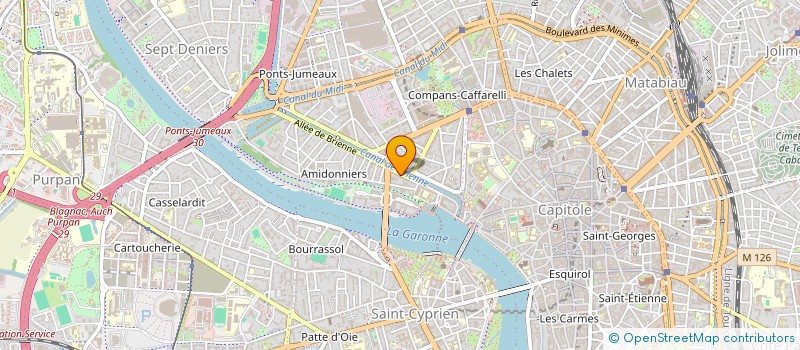 localisation de l'entreprise MADAME APOLLINE BERTOS  TOULOUSE