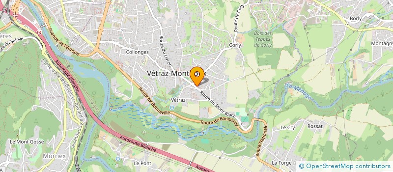 localisation de l'entreprise MADAME APOLLINE BEYSSAC  VETRAZ-MONTHOUX