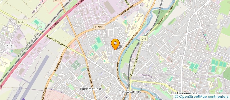 localisation de l'entreprise MADAME APOLLINE BIRON à POITIERS