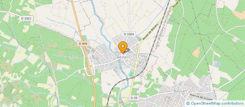 localisation de l'entreprise MADAME APOLLINE CARLIER  LIEURAN-LES-BEZIERS