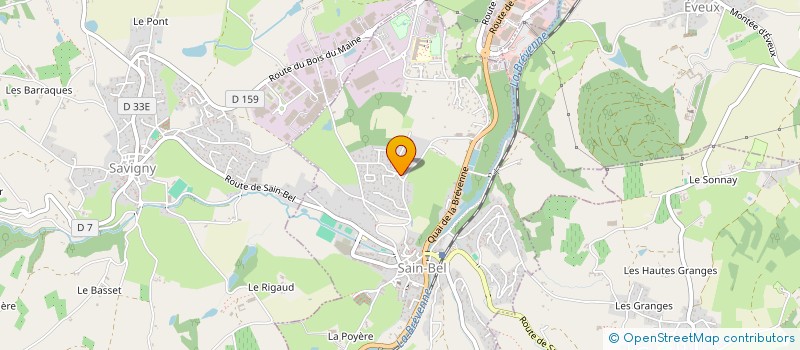 localisation de l'entreprise MADAME APOLLINE CHAPUIS à SAIN-BEL
