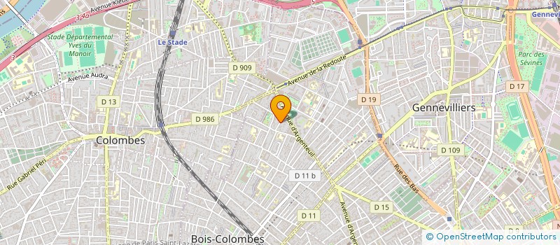 localisation de l'entreprise MADAME APOLLINE CORNUET à BOIS-COLOMBES