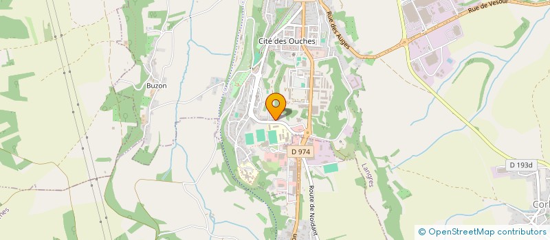 localisation de l'entreprise MADAME APOLLINE DENIZOT à LANGRES