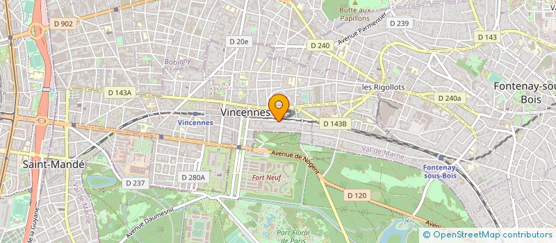 localisation de l'entreprise MADAME APOLLINE DOFFIN à VINCENNES