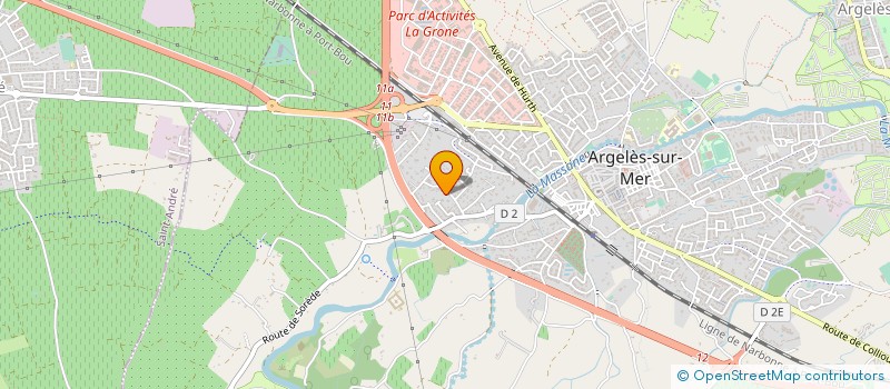 localisation de l'entreprise MADAME APOLLINE DUTOIT à ARGELES-SUR-MER
