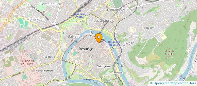 localisation de l'entreprise MADAME APOLLINE ESCHBACH à BESANCON