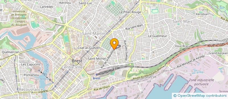 localisation de l'entreprise MADAME APOLLINE GRUAUX à BREST