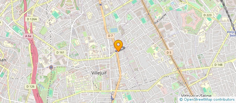 localisation de l'entreprise MADAME APOLLINE GUILLOT  VILLEJUIF