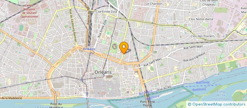 localisation de l'entreprise MADAME APOLLINE HUGUET  ORLEANS