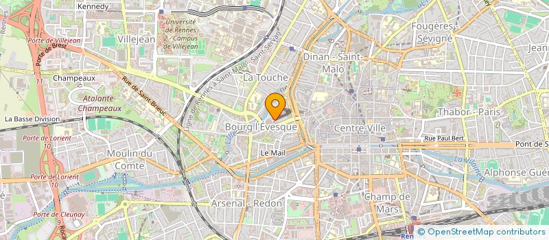 localisation de l'entreprise MADAME APOLLINE JAHIER  RENNES