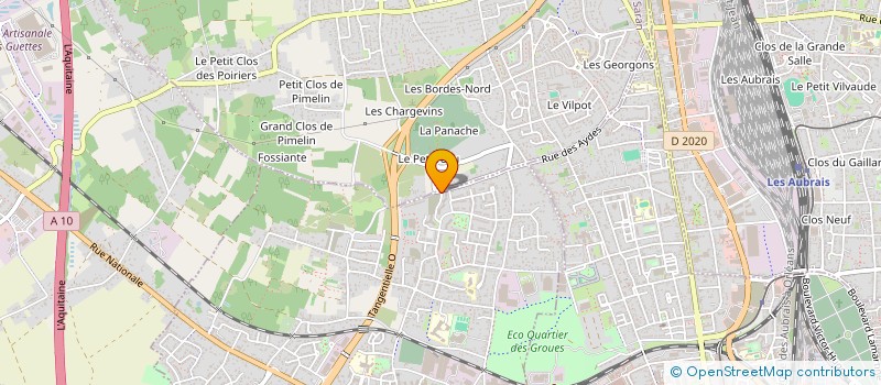 localisation de l'entreprise MADAME APOLLINE LEMAIRE  SARAN