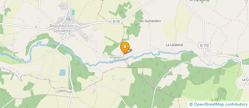 localisation de l'entreprise MADAME APOLLINE LOIZANCE  PARZAC