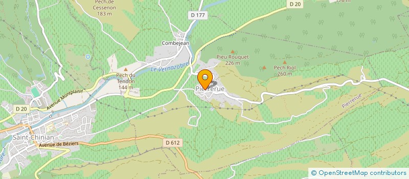 localisation de l'entreprise MADAME APOLLINE-MARIE LABARRIERE  FERRIERES-POUSSAROU