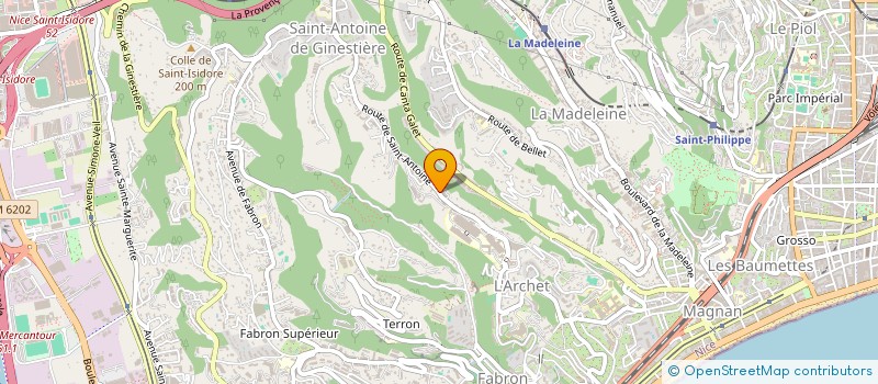 localisation de l'entreprise MADAME APOLLINE MARTINEZ  MANDELIEU-LA-NAPOULE