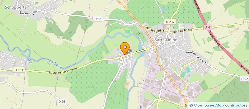 localisation de l'entreprise MADAME APOLLINE MAYER  SARRE-UNION