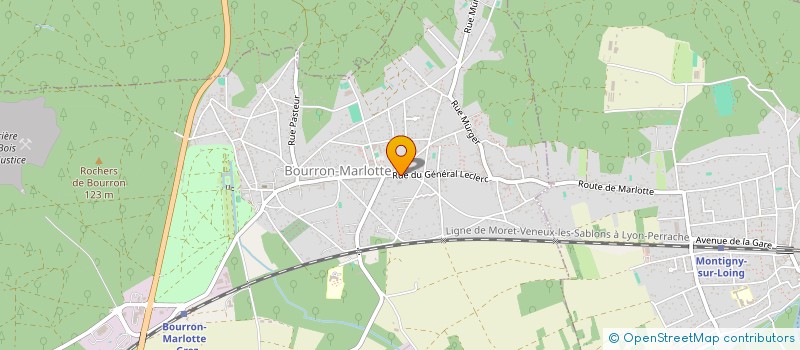 localisation de l'entreprise MADAME APOLLINE MAZURECK à BOURRON-MARLOTTE