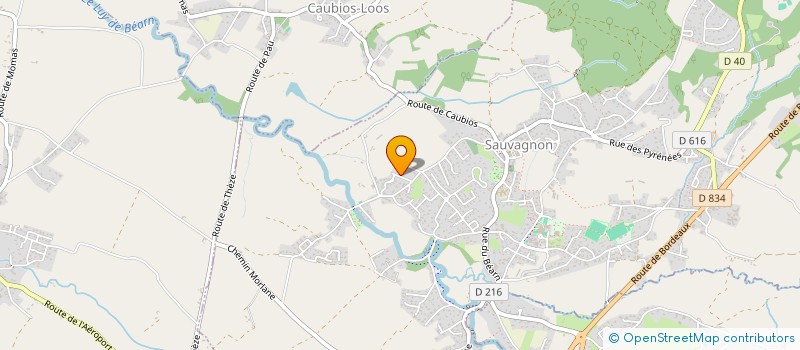 localisation de l'entreprise MADAME APOLLINE NADEAU  SAUVAGNON