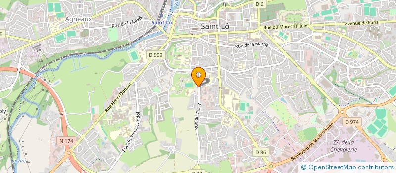 localisation de l'entreprise MADAME APOLLINE PAING  SAINT-LO