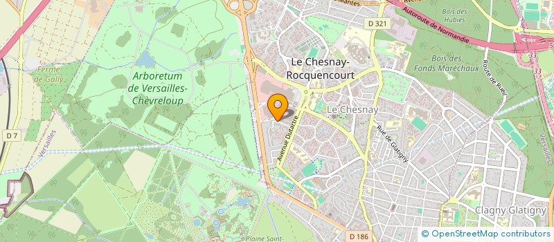 localisation de l'entreprise MADAME APOLLINE PASQUALE  LE CHESNAY-ROCQUENCOURT