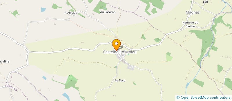 localisation de l'entreprise MADAME APOLLINE PRIOU à FLEURANCE
