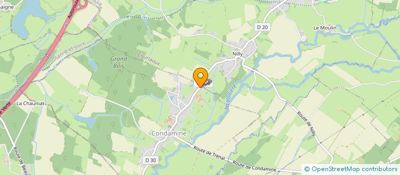 localisation de l'entreprise MADAME APOLLINE SARRAZIN  CONDAMINE