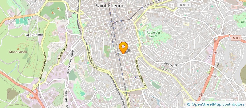 localisation de l'entreprise MADAME APOLLINE TAILLANDIER  SAINT-ETIENNE