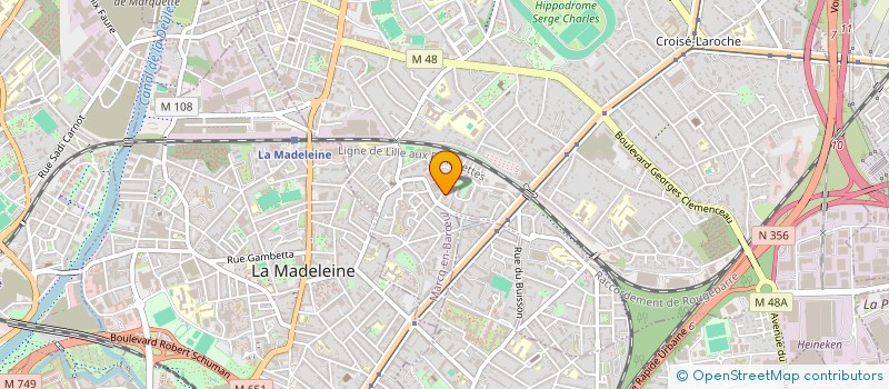 localisation de l'entreprise MADAME APOLLINE TOURLOUSE à MARCQ-EN-BARŒUL