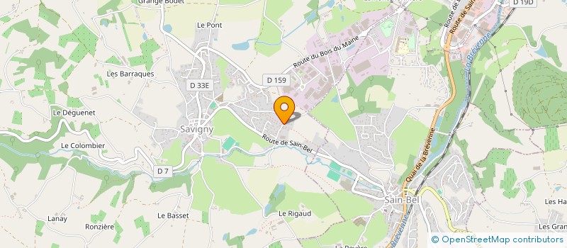 localisation de l'entreprise MADAME APOLLINE VION-LOISEL  SAINT-SYLVESTRE