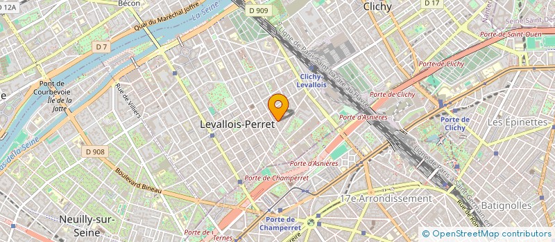 localisation de l'entreprise MADAME APOLLONIA FORLANI à LEVALLOIS-PERRET