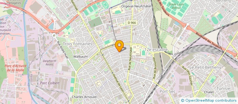 localisation de l'entreprise MADAME APPO YAPO AKO  REIMS