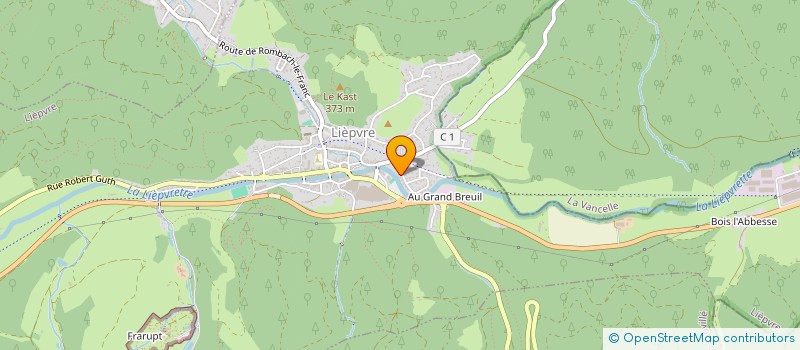 localisation de l'entreprise MADAME APPOLINE BURSTERT  LIEPVRE