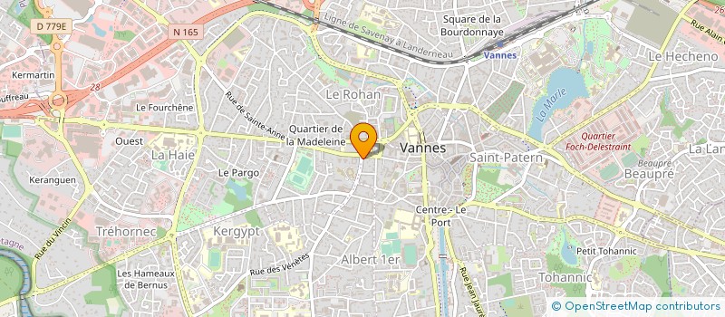 localisation de l'entreprise MADAME APPOLINE GOUVERNEL à VANNES
