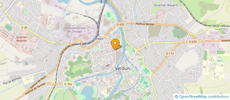 localisation de l'entreprise MADAME APPOLINE ROUYER à VERDUN