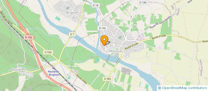 localisation de l'entreprise MADAME APPOLLINE VIENNE  MOUSSAC