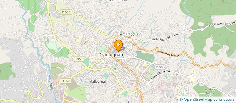 localisation de l'entreprise MADAME AQUILA KHELLOUT  DRAGUIGNAN