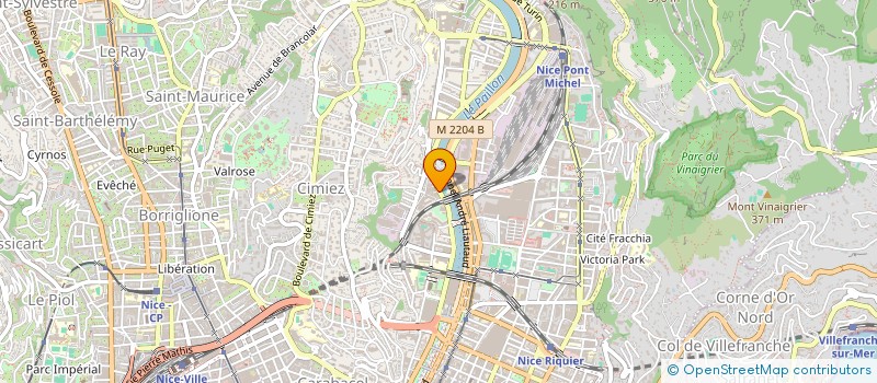 localisation de l'entreprise MADAME ARABELA BUIUC-HACICHIAN  NICE