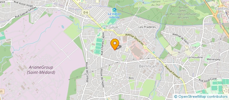 localisation de l'entreprise MADAME ARACELI PENICAUD  SAINT-MEDARD-EN-JALLES