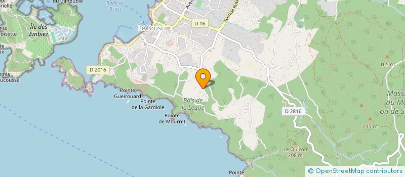 localisation de l'entreprise MADAME ARACELI PEREIRA BLANCO à SIX-FOURS-LES-PLAGES